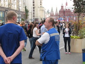 Дежурство скорой на праздновании  Дня города Москвы, ул. Тверская 06.09.14г.