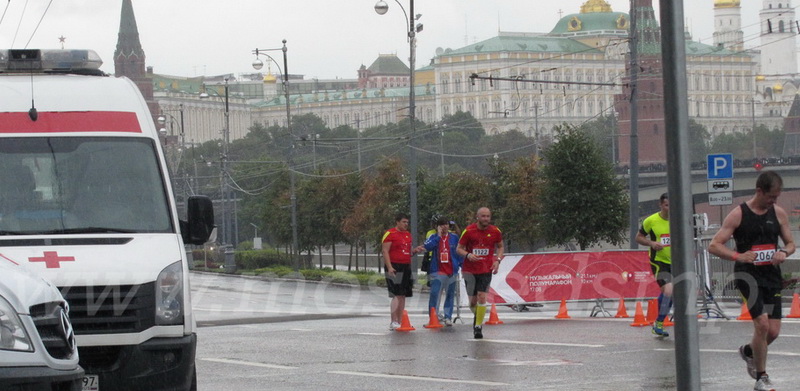 Дежурство скорой на первом Московском музыкальном полумарафоне: наши бригады скорой стояли по всей дистанции.